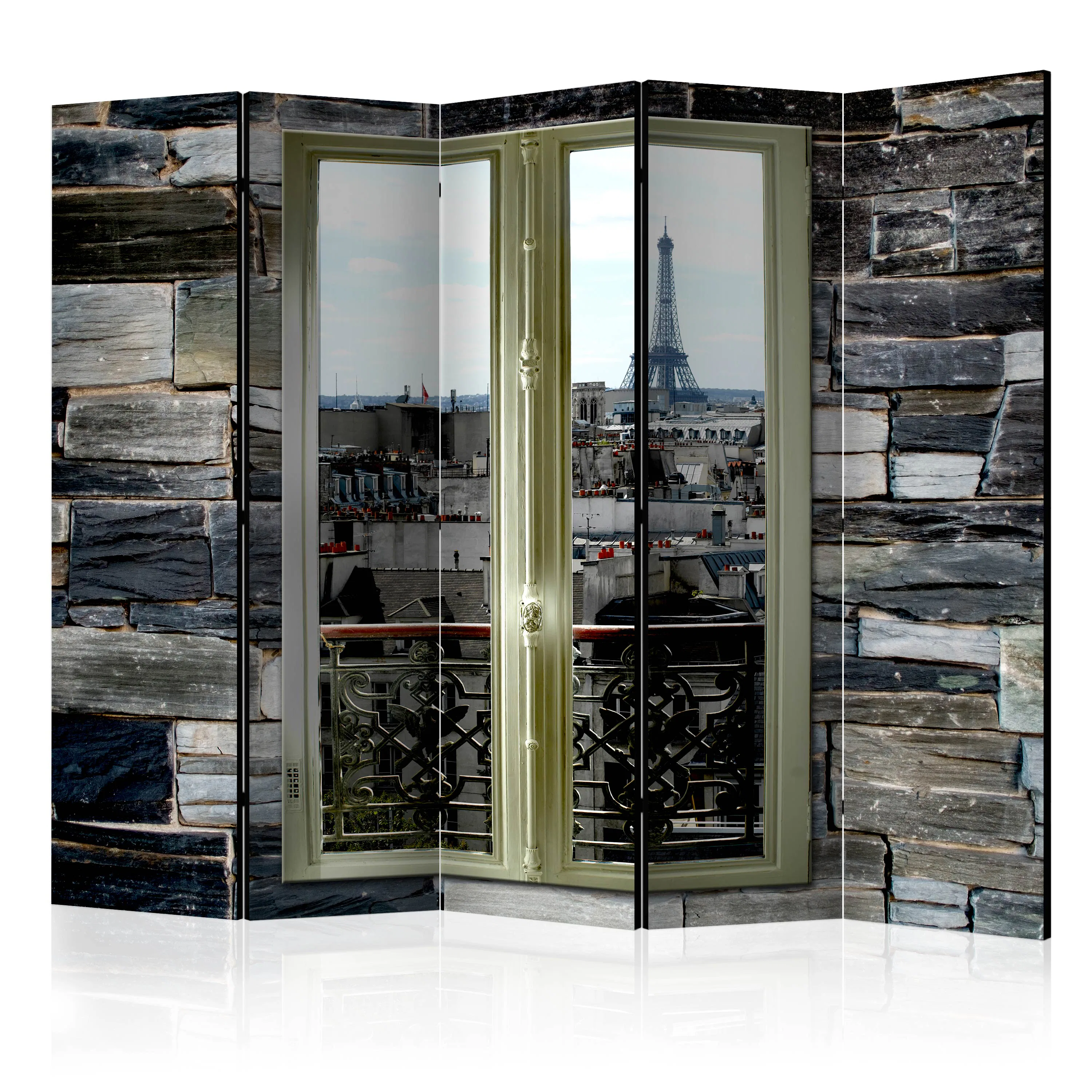 Rumsavdelare Skärmvägg Arkiio Parisian View II 225x172 cm