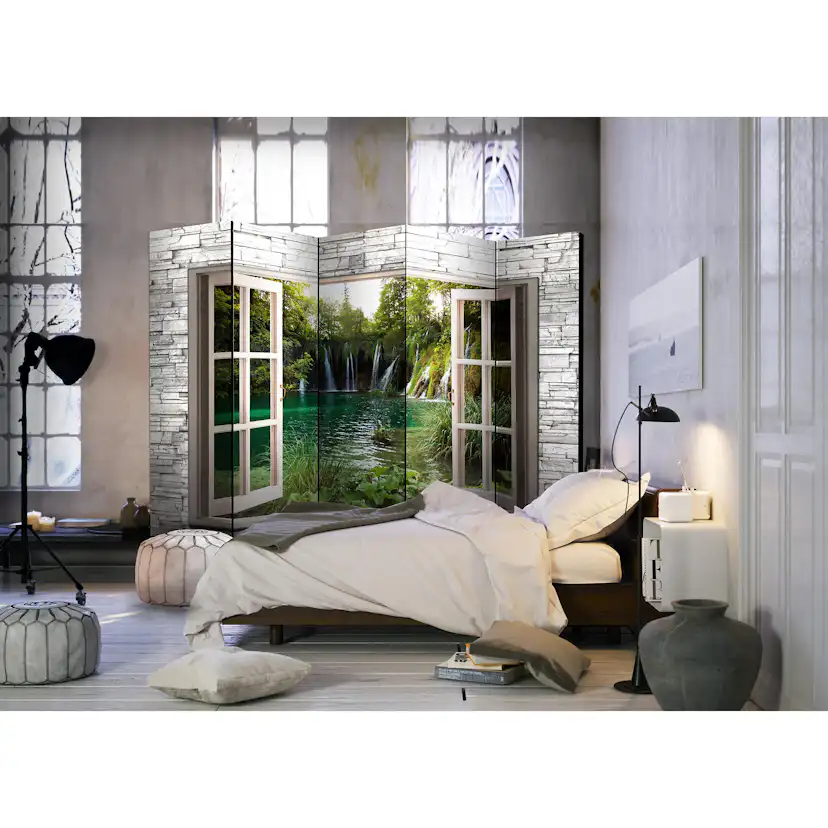 Rumsavdelare Skärmvägg Arkiio Green Treasure II 225x172 cm