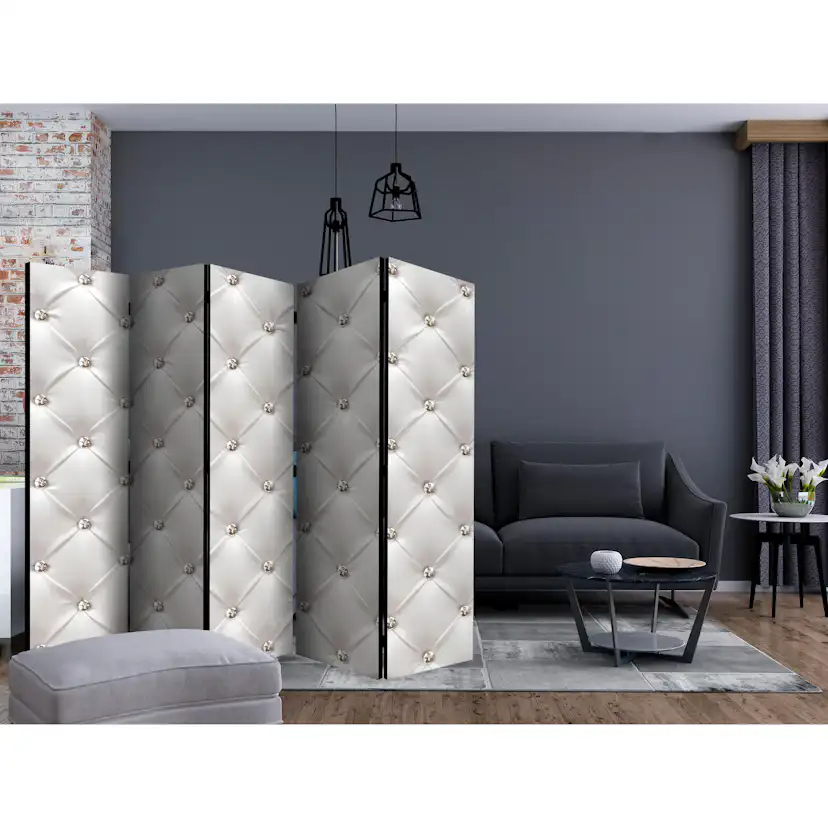 Rumsavdelare Skärmvägg Arkiio White Elegance II 225x172 cm