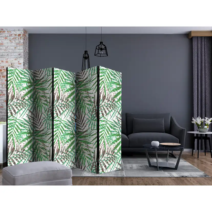 Rumsavdelare Skärmvägg Arkiio Wild Leaves II 225x172 cm