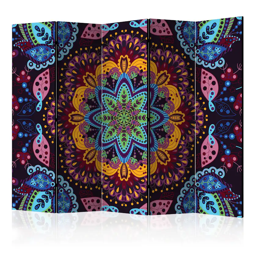 Rumsavdelare Skärmvägg Arkiio Colourful Kaleidoscope II 225x172 cm