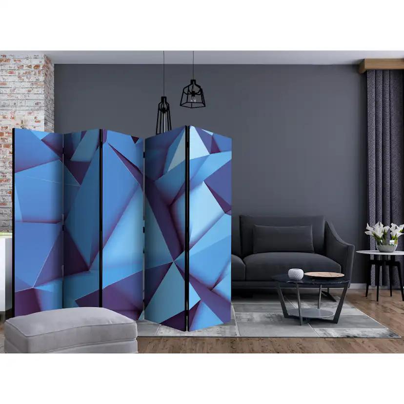 Rumsavdelare Skärmvägg Arkiio Royal Blue II 225x172 cm
