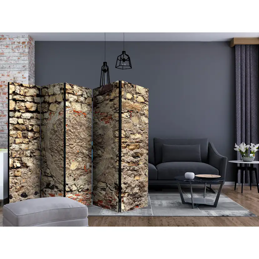 Rumsavdelare Skärmvägg Arkiio Stony Battle II 225x172 cm