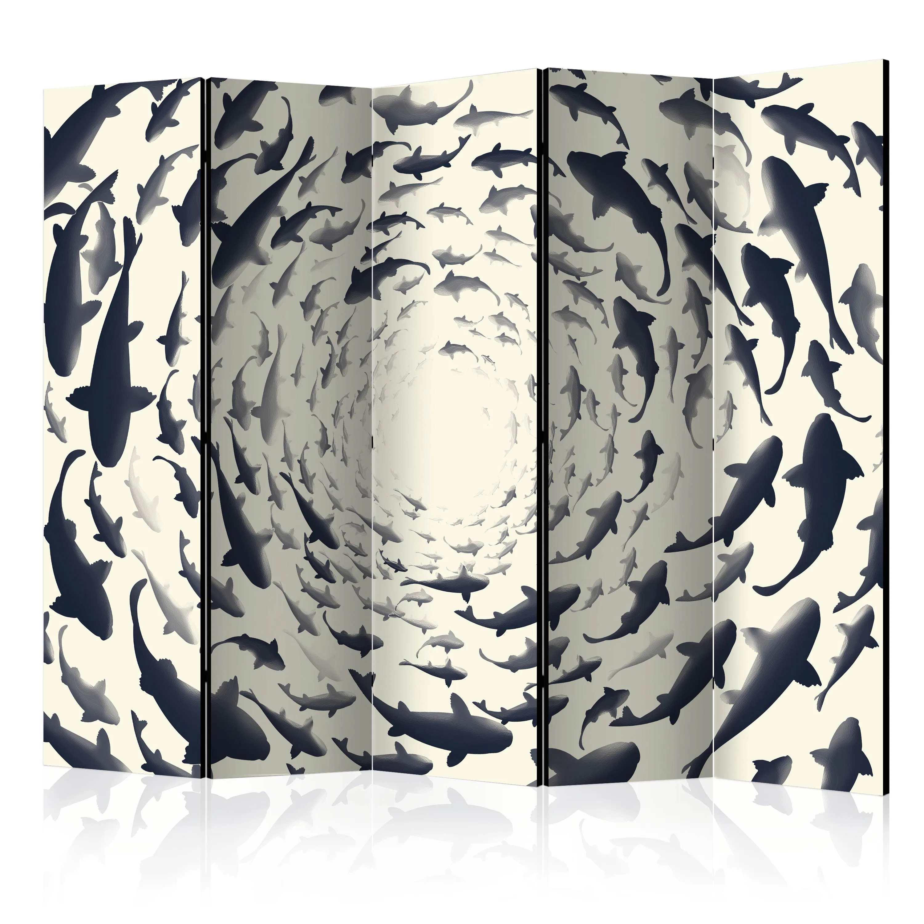 Rumsavdelare Skärmvägg Arkiio Fish Swirl II 225x172 cm
