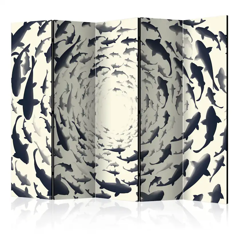 Rumsavdelare Skärmvägg Arkiio Fish Swirl II 225x172 cm