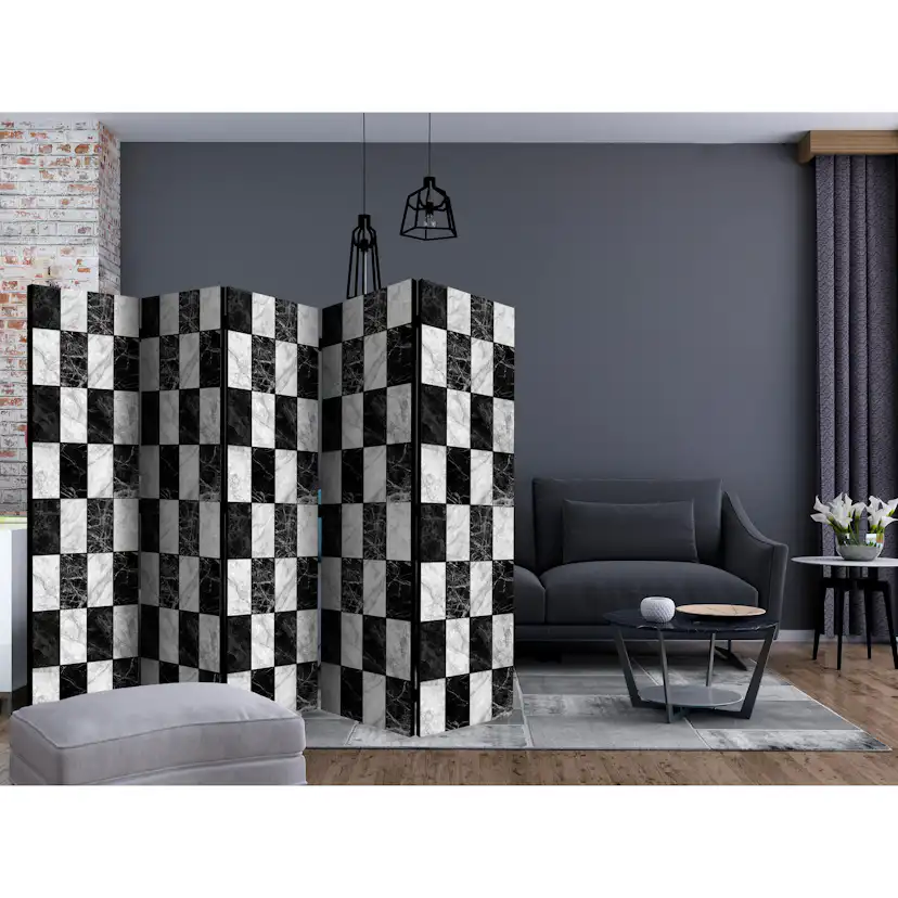 Rumsavdelare Skärmvägg Arkiio Checker II 225x172 cm