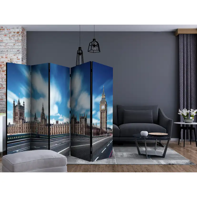 Rumsavdelare Skärmvägg Arkiio Sunny London II 225x172 cm