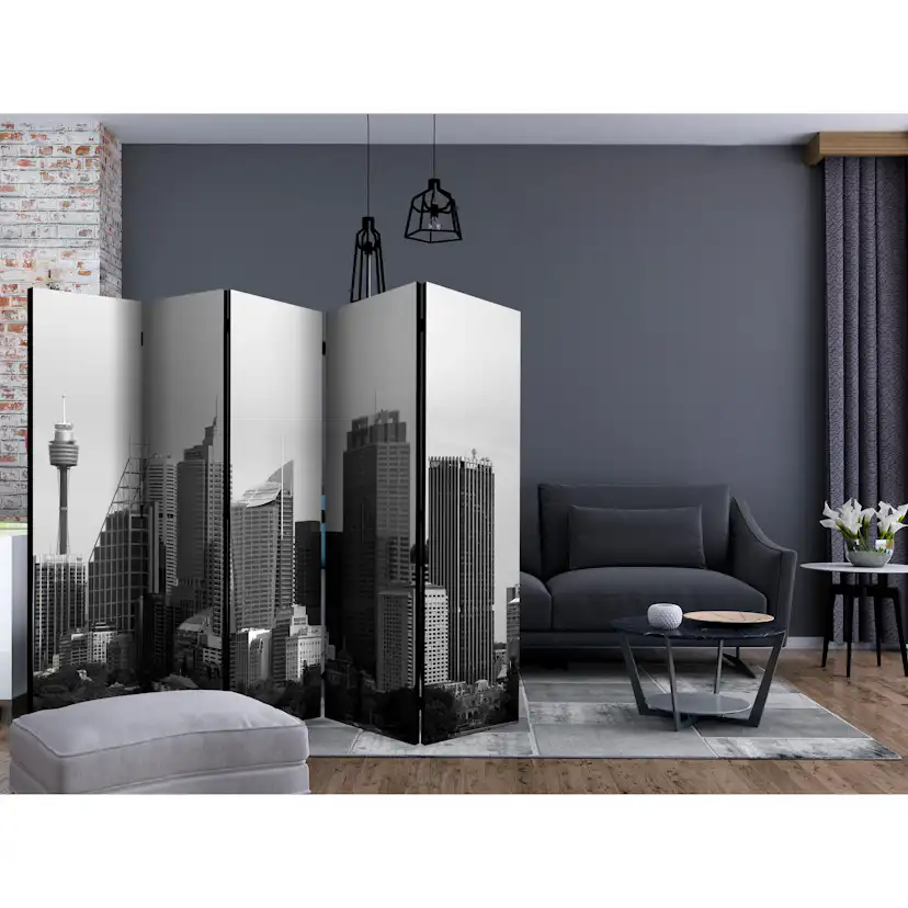 Rumsavdelare Skärmvägg Arkiio Skyscrapers in Sydney II 225x172 cm