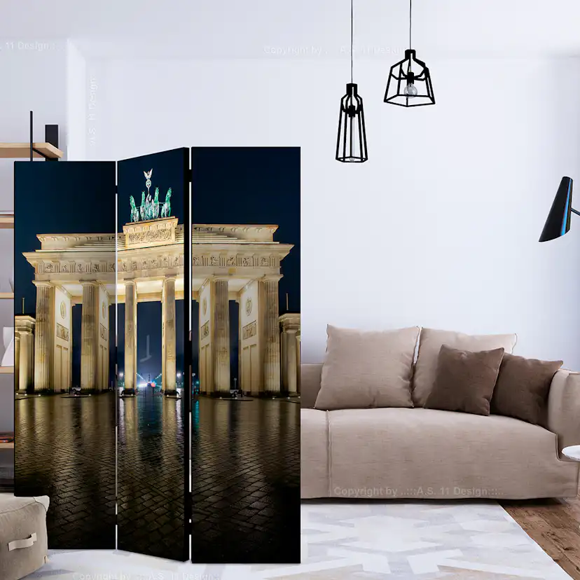 Rumsavdelare Skärmvägg Arkiio Berlin At Night 135x172 cm
