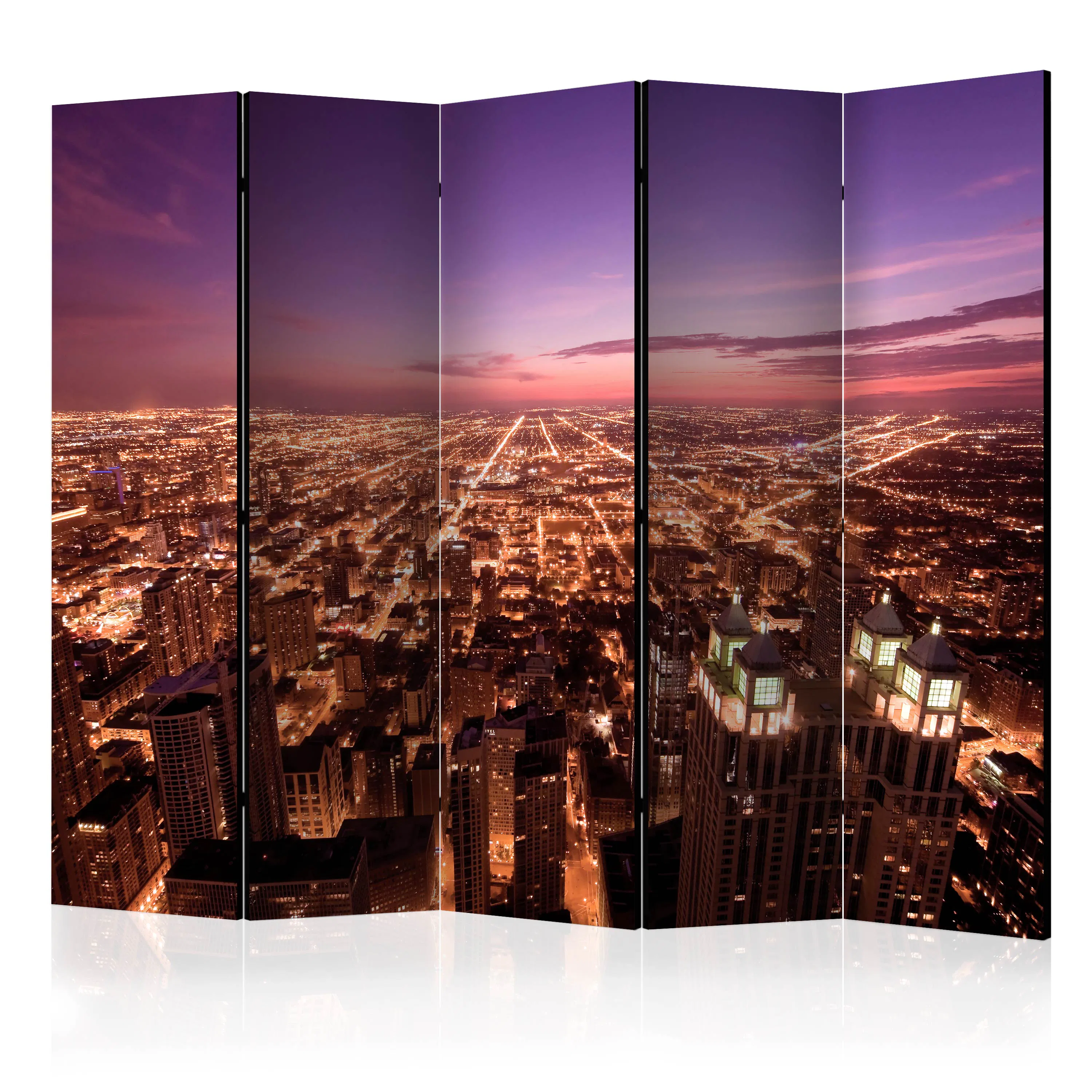 Rumsavdelare Skärmvägg Arkiio Chicago Panorama II 225x172 cm