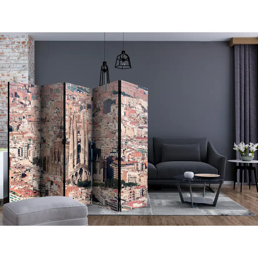 Rumsavdelare Skärmvägg Arkiio Heart of Barcelona II 225x172 cm