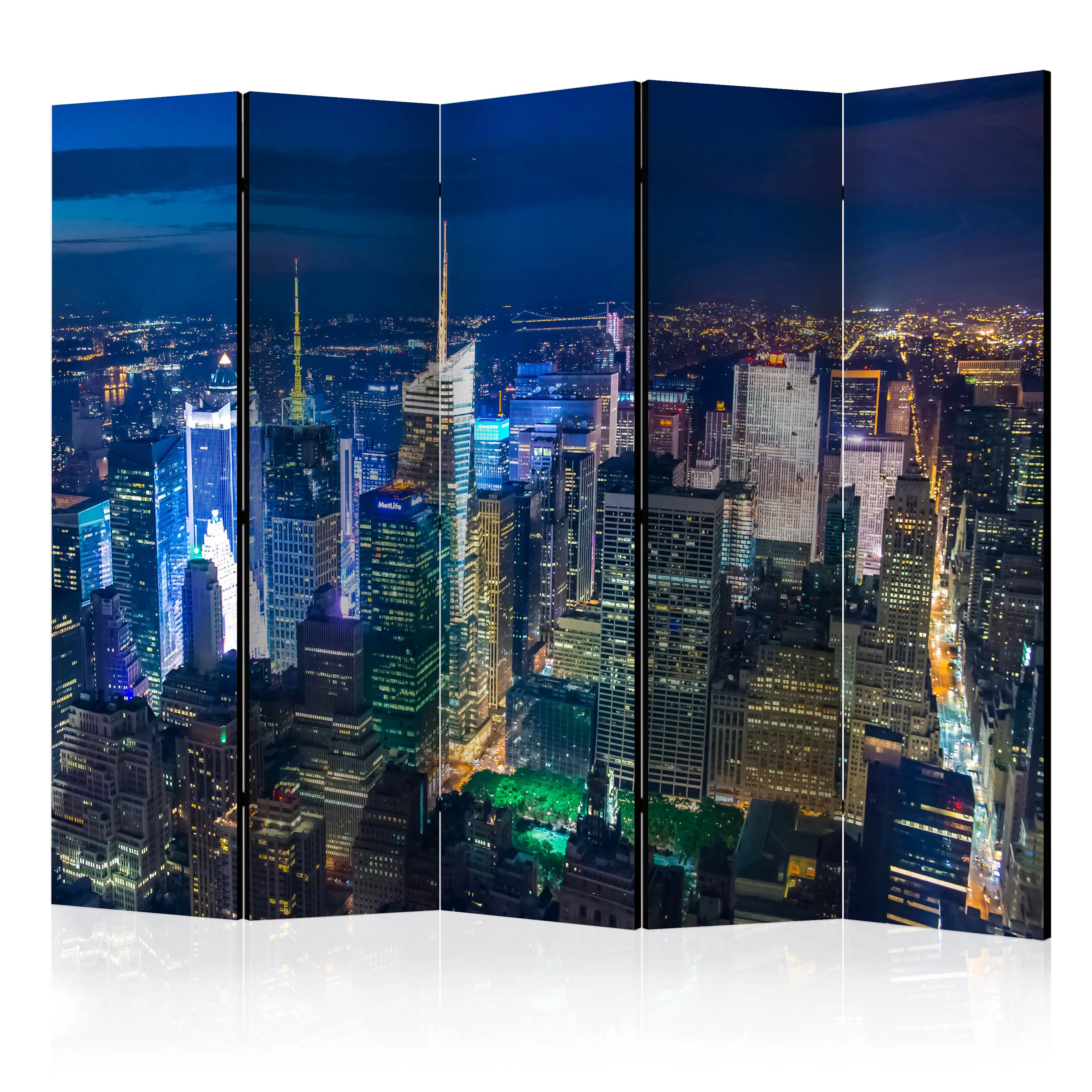 Rumsavdelare Skärmvägg Arkiio Manhattan Night II 225x172 cm