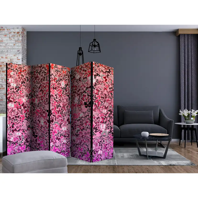 Rumsavdelare Skärmvägg Arkiio Language of Butterflies II 225x172 cm