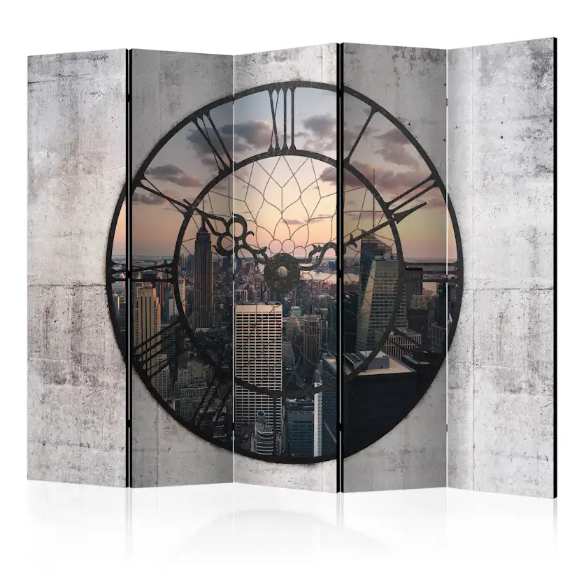 Rumsavdelare Skärmvägg Arkiio NYC Time Zone II 225x172 cm