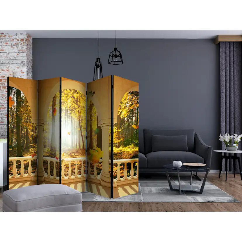 Rumsavdelare Skärmvägg Arkiio Dream about Autumnal Forest II 225x172 cm