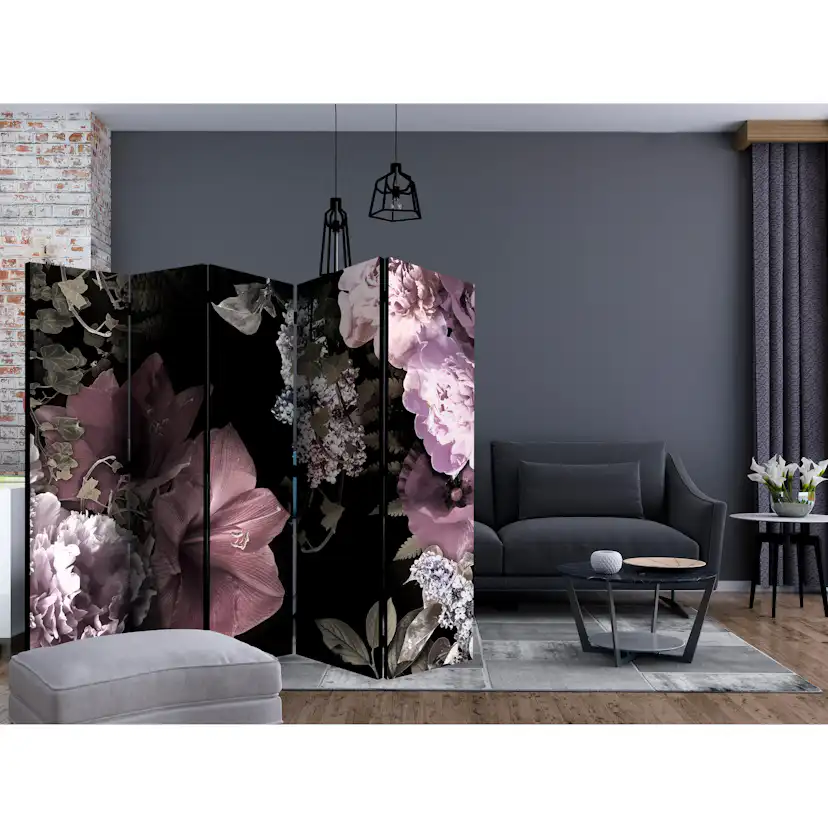 Rumsavdelare Skärmvägg Arkiio Flowers from the Past II 225x172 cm