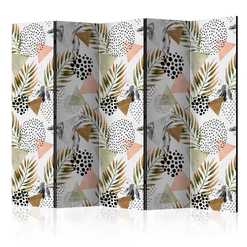Rumsavdelare Skärmvägg Arkiio Tropical Geometry II 225x172 cm