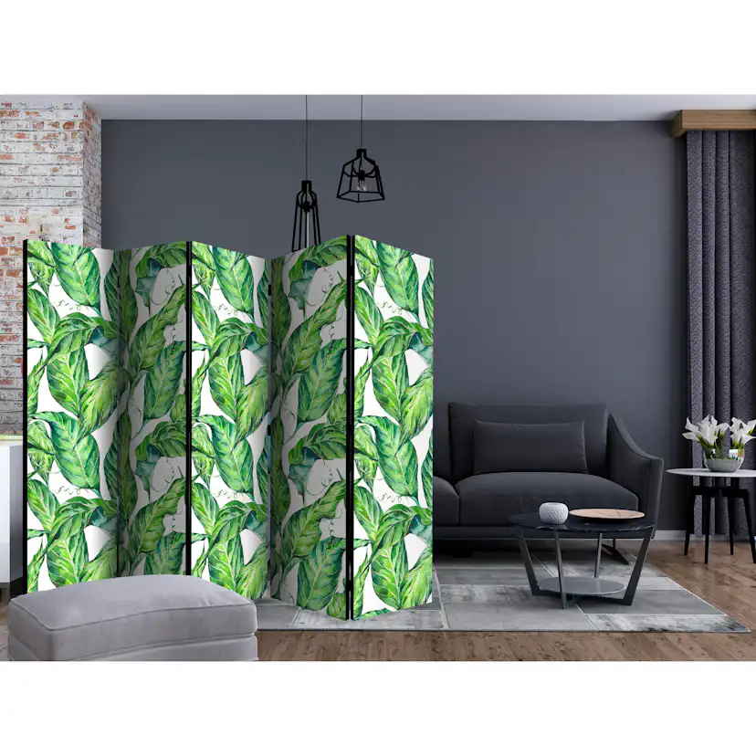 Rumsavdelare Skärmvägg Arkiio Long Leaves II 225x172 cm
