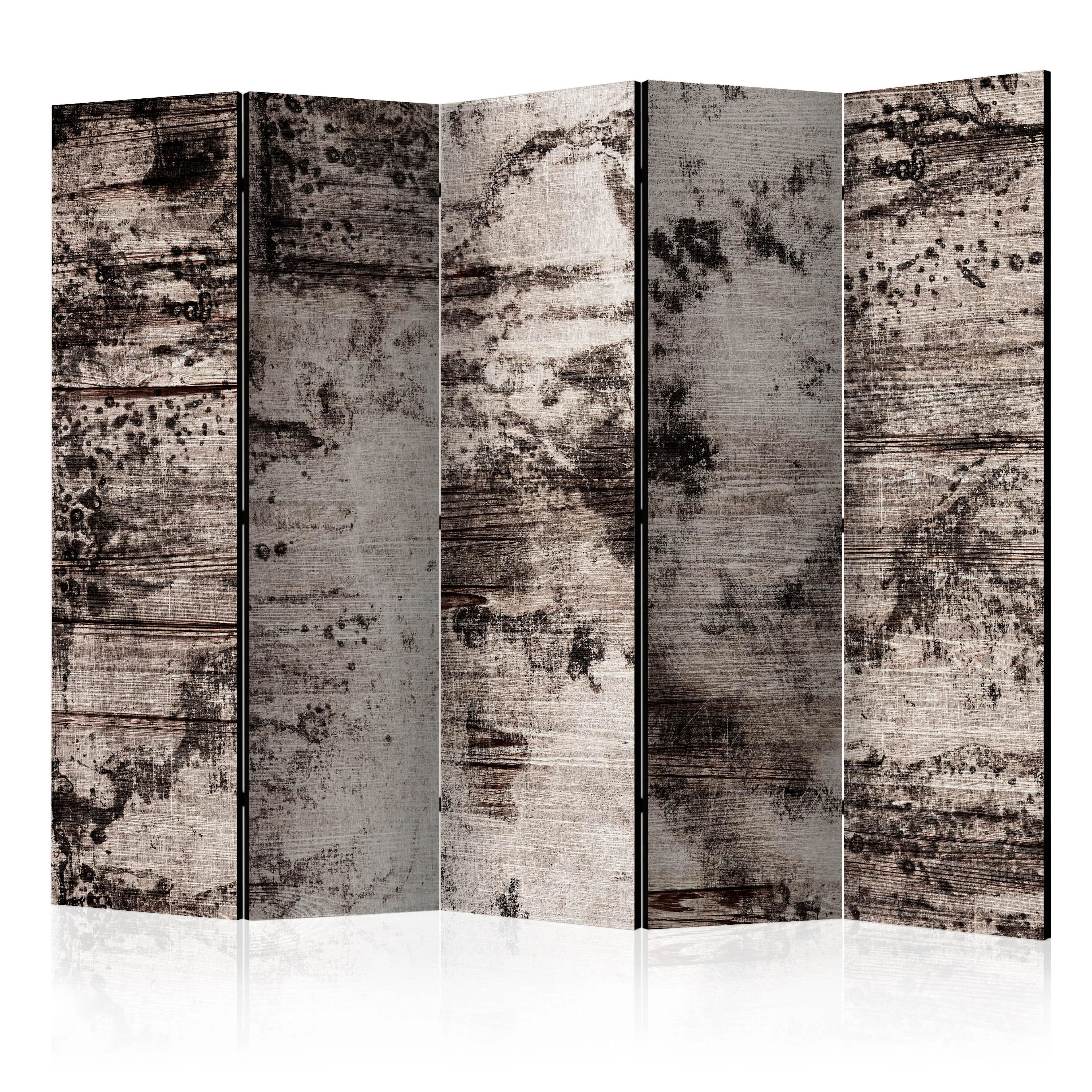 Rumsavdelare Skärmvägg Arkiio Burnt Wood II 225x172 cm
