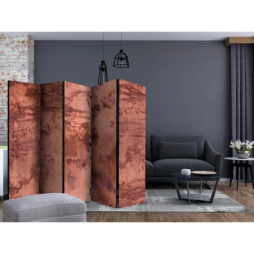 Rumsavdelare Skärmvägg Arkiio Red Metal Sheet II 225x172 cm