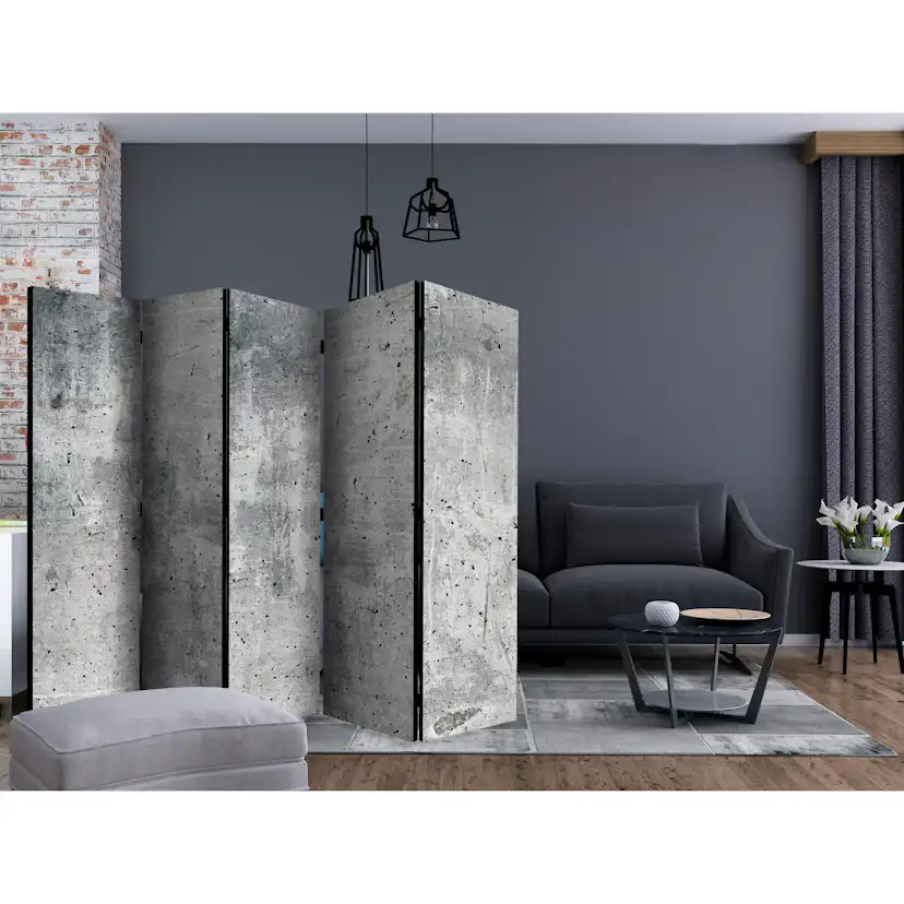 Rumsavdelare Skärmvägg Arkiio Fresh Concrete II 225x172 cm