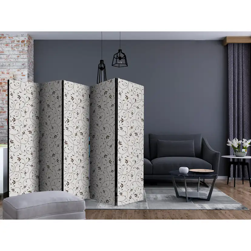 Rumsavdelare Skärmvägg Arkiio Black Twigs II 225x172 cm