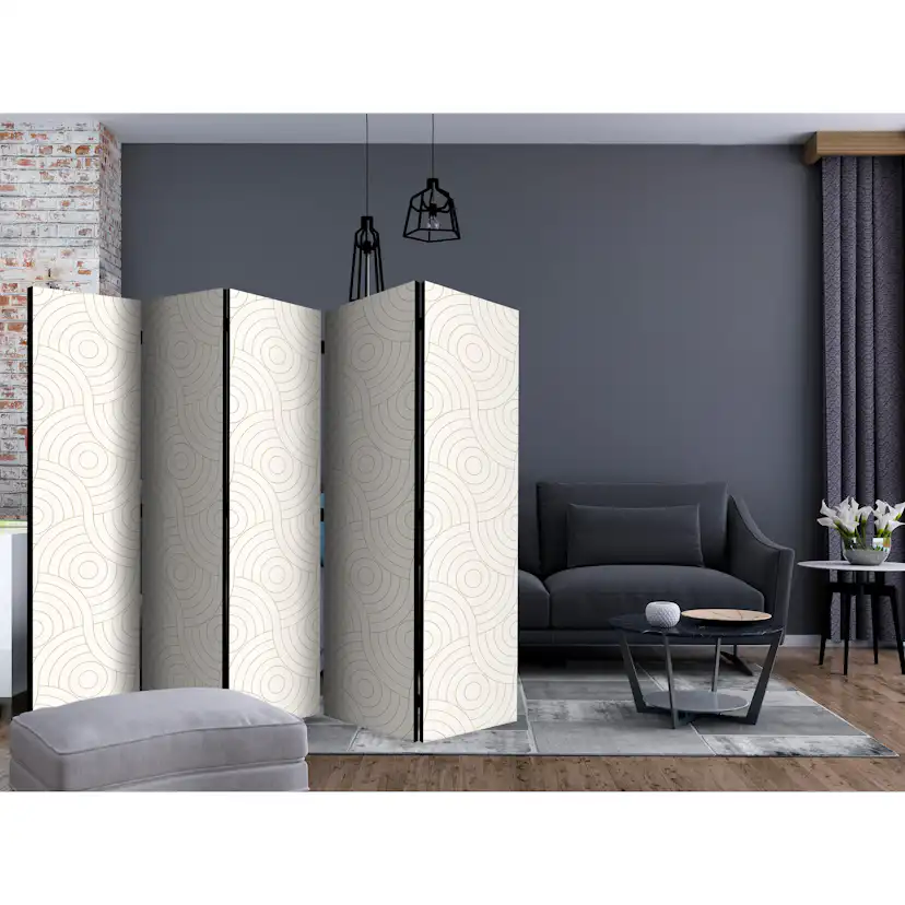 Rumsavdelare Skärmvägg Arkiio Rollers II 225x172 cm