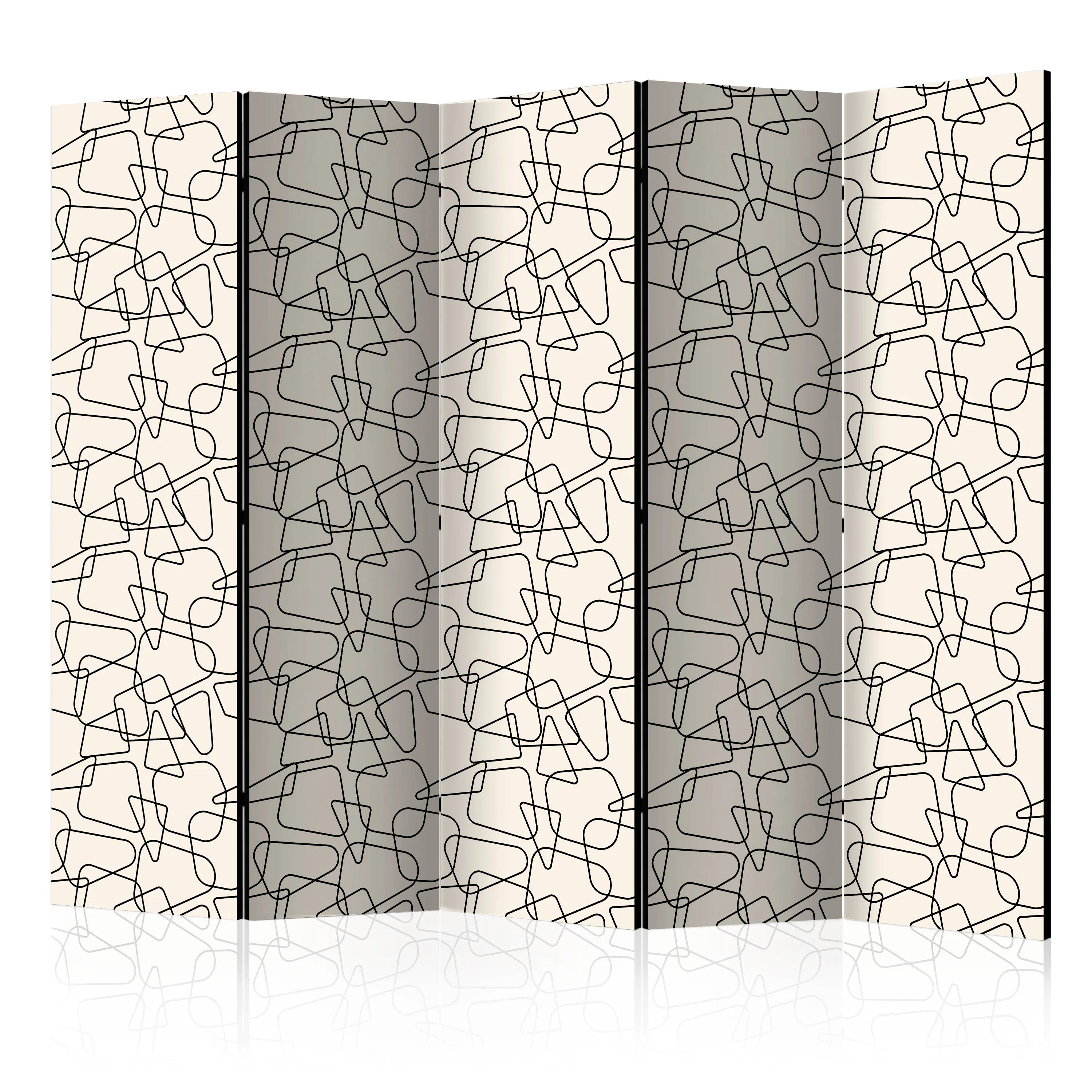 Rumsavdelare Skärmvägg Arkiio Rounded Geometry II 225x172 cm