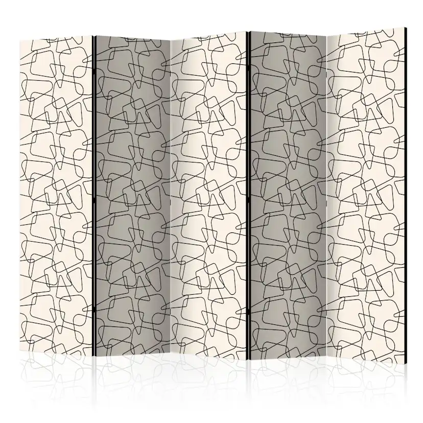 Rumsavdelare Skärmvägg Arkiio Rounded Geometry II 225x172 cm