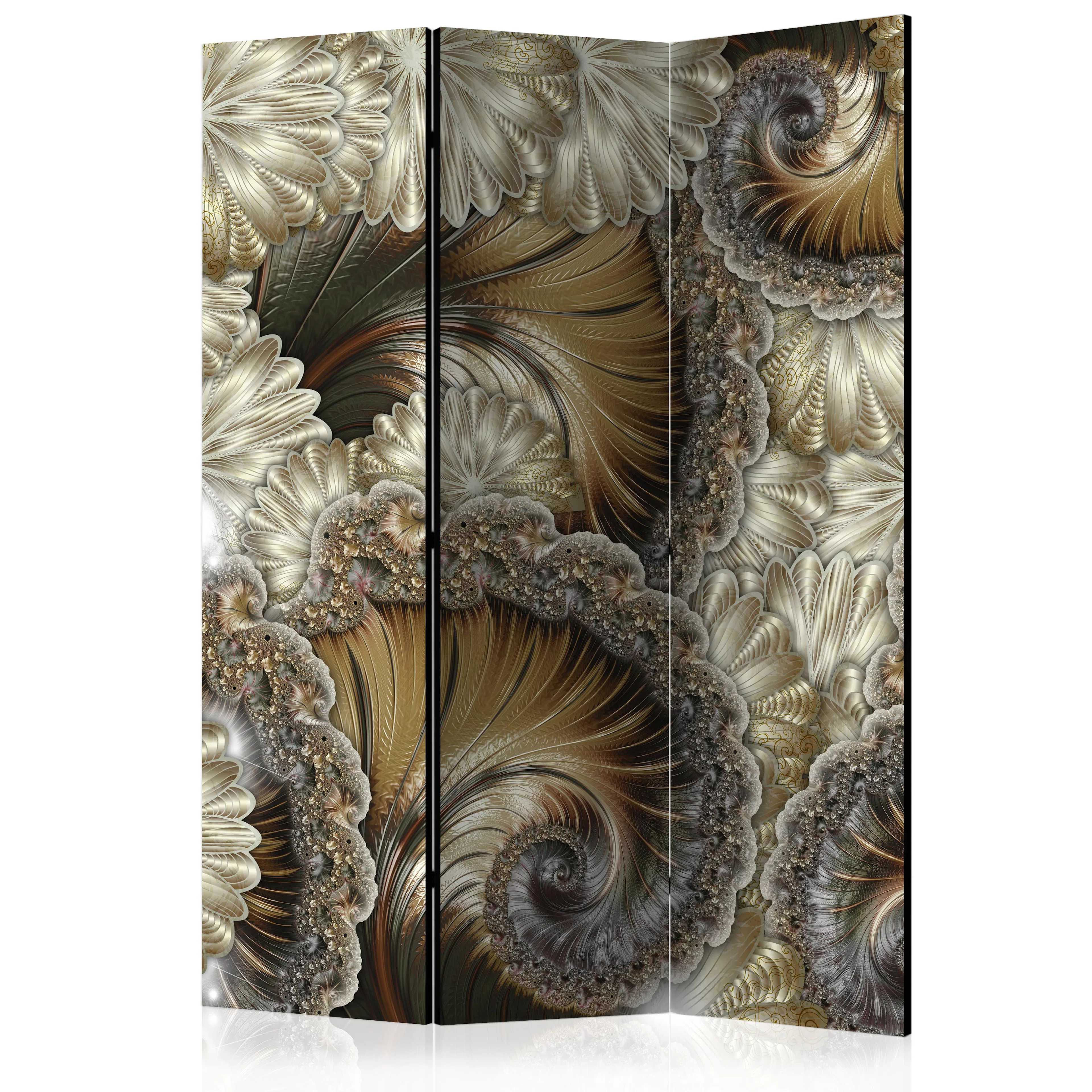 Rumsavdelare Skärmvägg Arkiio Golden Hand-Held Fans 135x172 cm