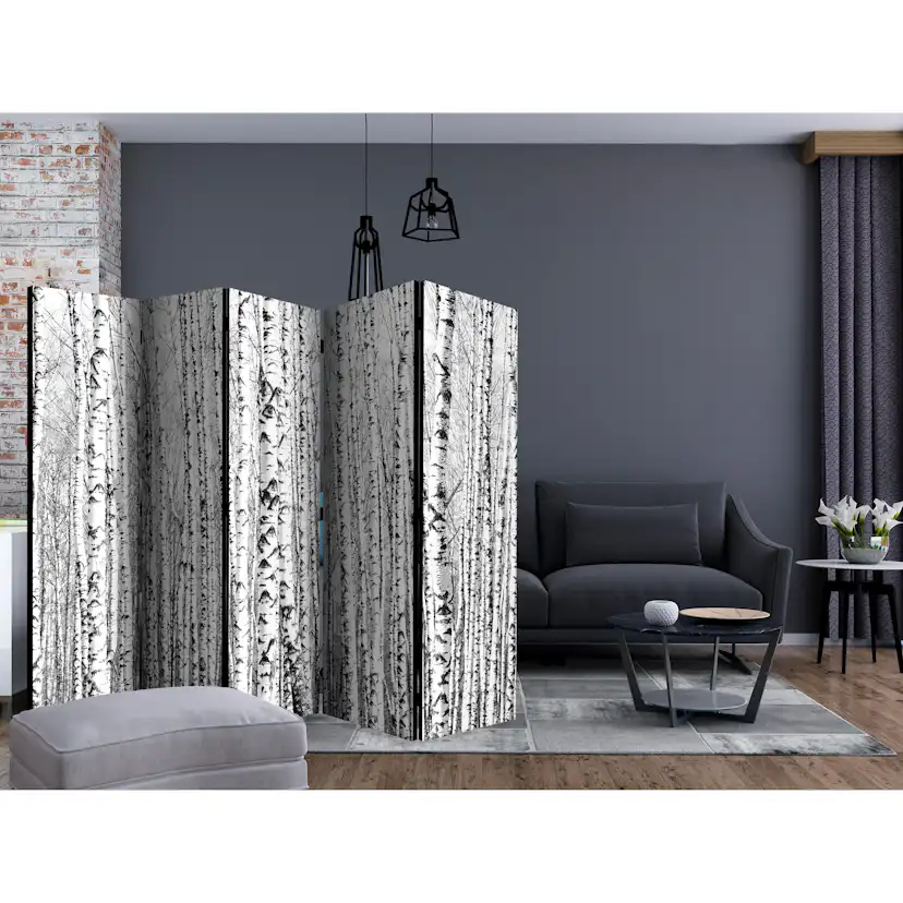 Rumsavdelare Skärmvägg Arkiio Birch Forest II 225x172 cm