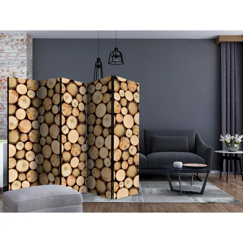 Rumsavdelare Skärmvägg Arkiio In Sawmill II 225x172 cm