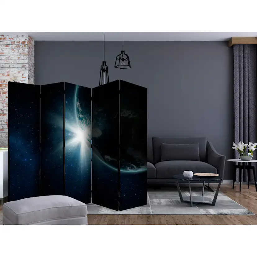 Rumsavdelare Skärmvägg Arkiio Earth II Flerfärgad 225x172 cm