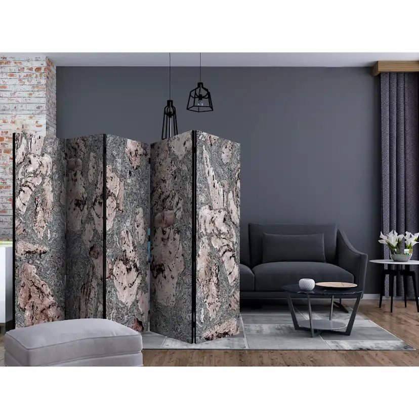 Rumsavdelare Skärmvägg Arkiio Grey Stopper II 225x172 cm
