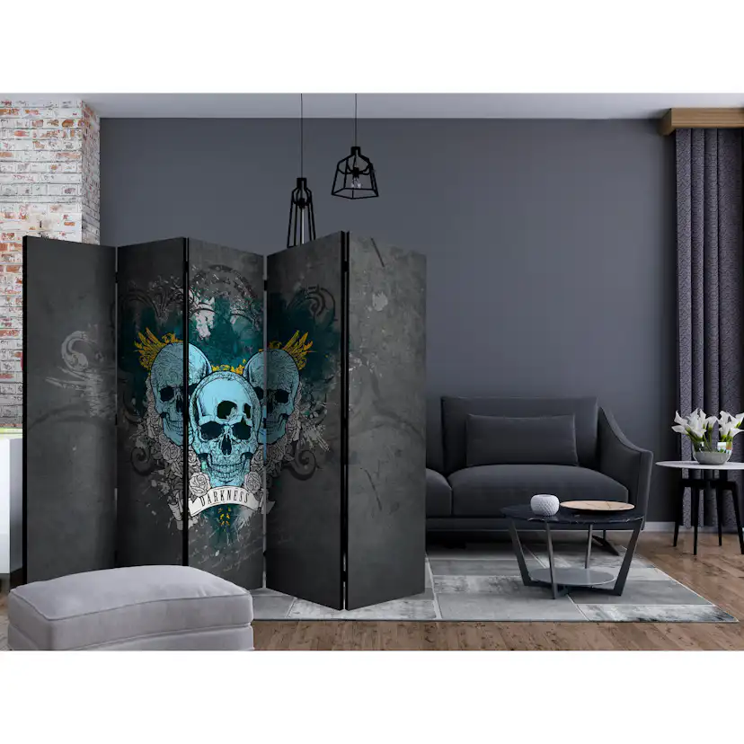 Rumsavdelare Skärmvägg Arkiio Darkness III 225x172 cm
