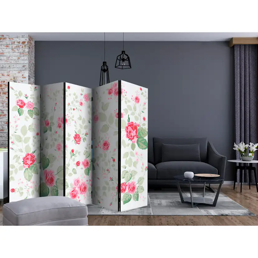 Rumsavdelare Skärmvägg Arkiio Rosy Pleasures II 225x172 cm