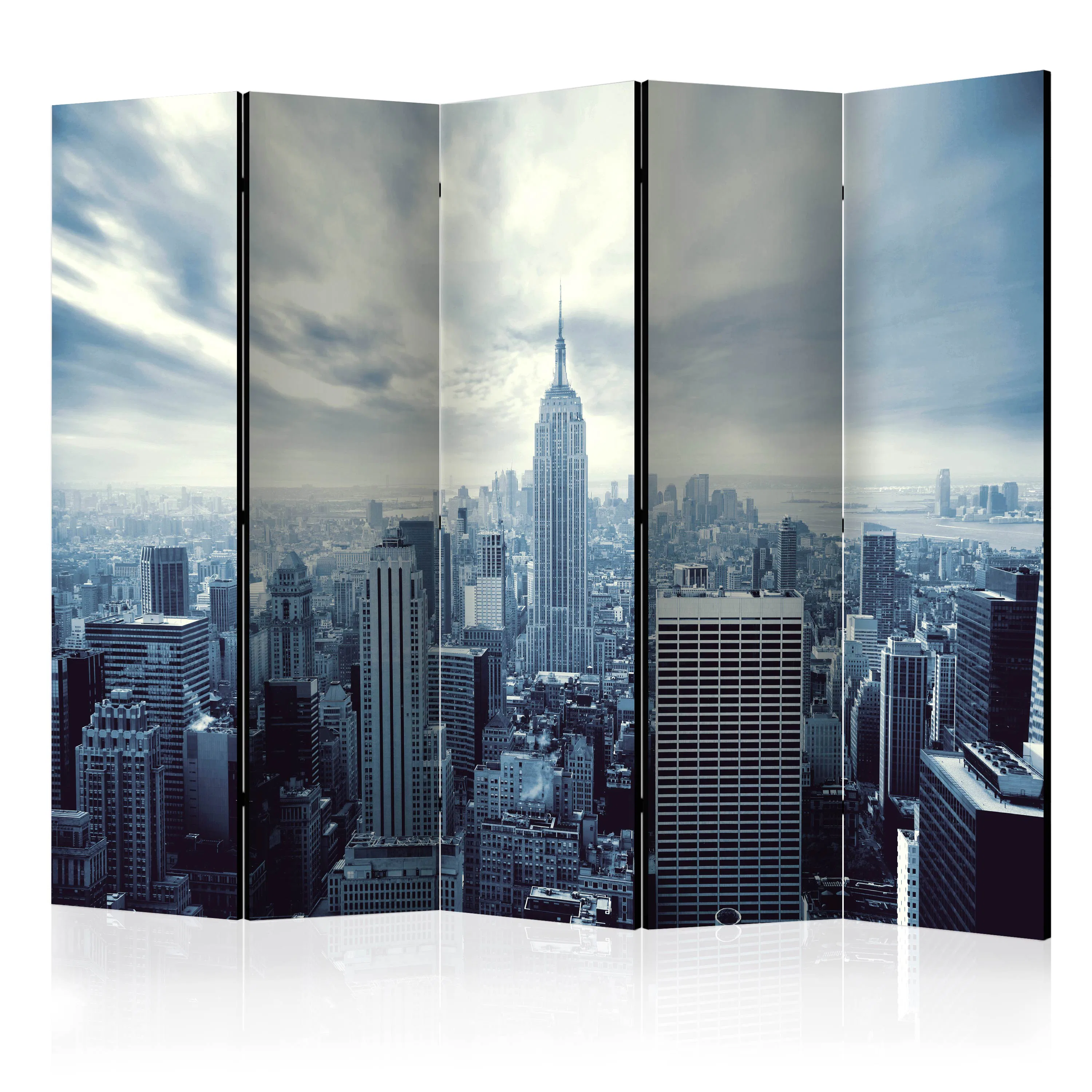 Rumsavdelare Skärmvägg Arkiio Blue York II 225x172 cm