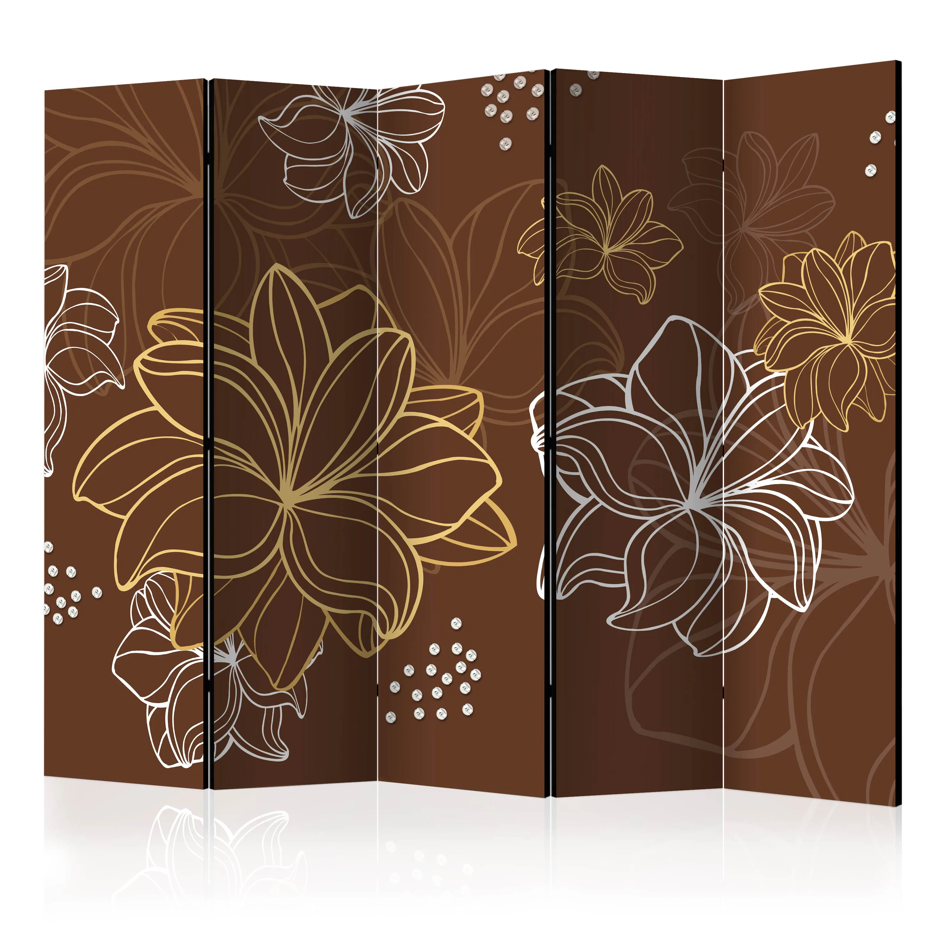 Rumsavdelare Skärmvägg Arkiio Autumnal Flora II 225x172 cm