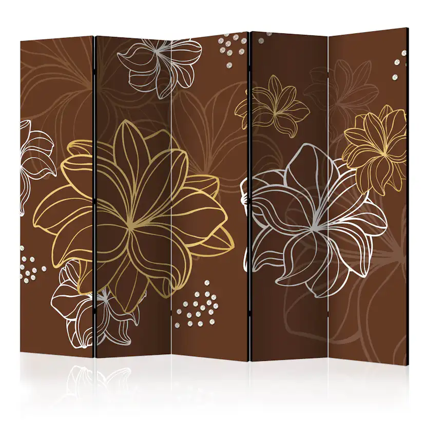 Rumsavdelare Skärmvägg Arkiio Autumnal Flora II 225x172 cm