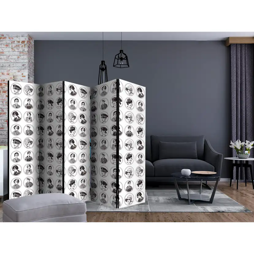 Rumsavdelare Skärmvägg Arkiio 20s and 30s II 225x172 cm