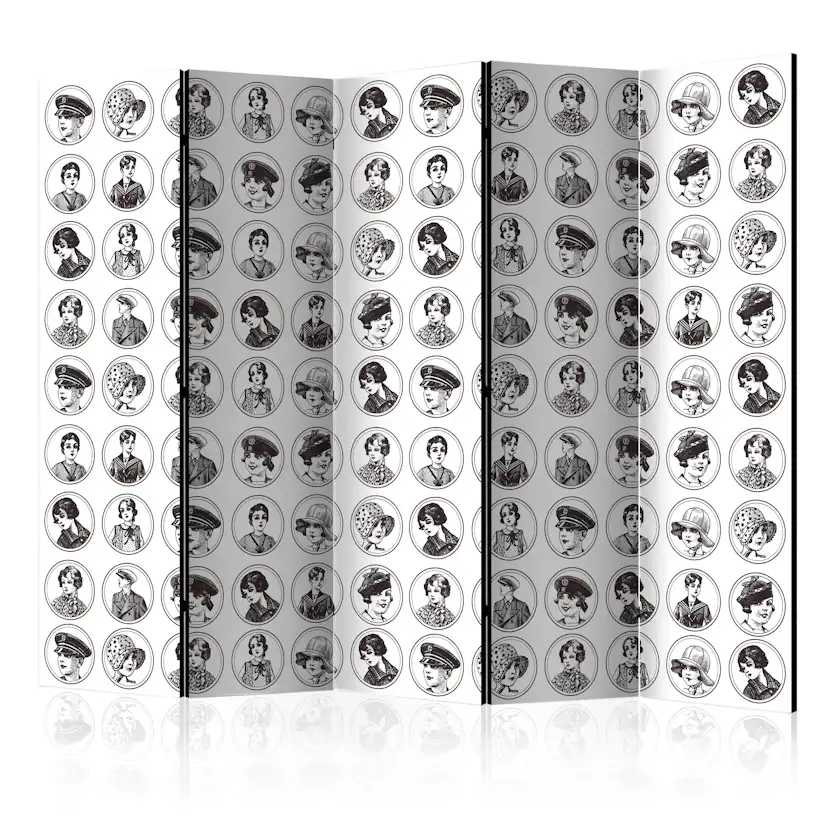 Rumsavdelare Skärmvägg Arkiio 20s and 30s II 225x172 cm