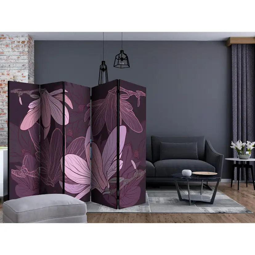 Rumsavdelare Skärmvägg Arkiio Dreamy Flowers II 225x172 cm