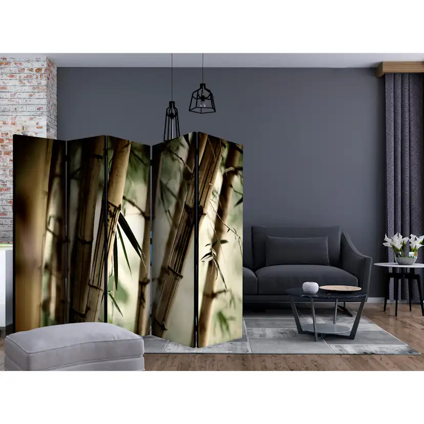Rumsavdelare Skärmvägg Arkiio Fog and Bamboo Forest II 225x172 cm