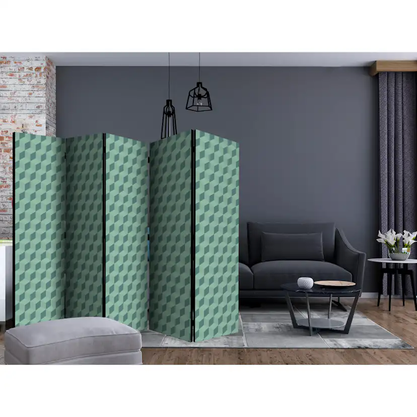 Rumsavdelare Skärmvägg Arkiio Monochromatic Cubes II 225x172 cm