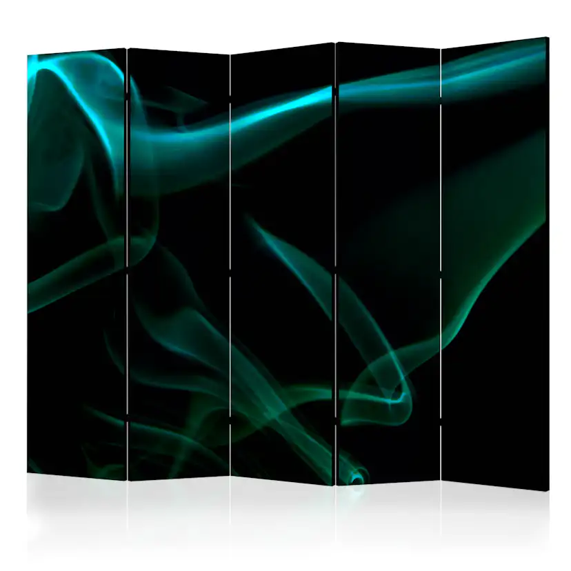 Rumsavdelare Skärmvägg Arkiio Blue Smoke Waves II 225x172 cm