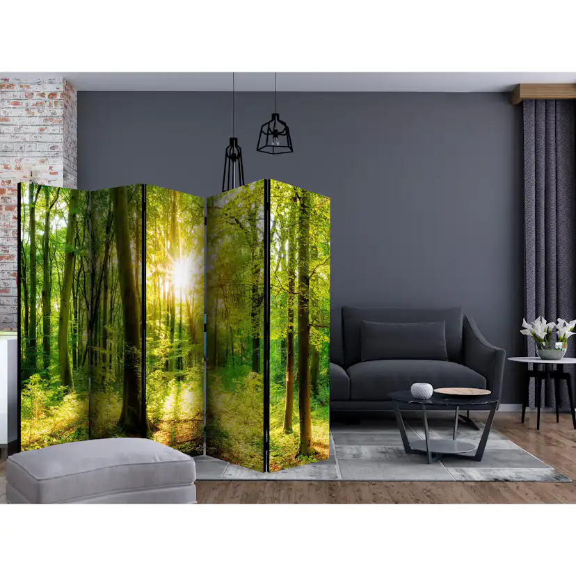 Rumsavdelare Skärmvägg Arkiio Forest Rays II 225x172 cm
