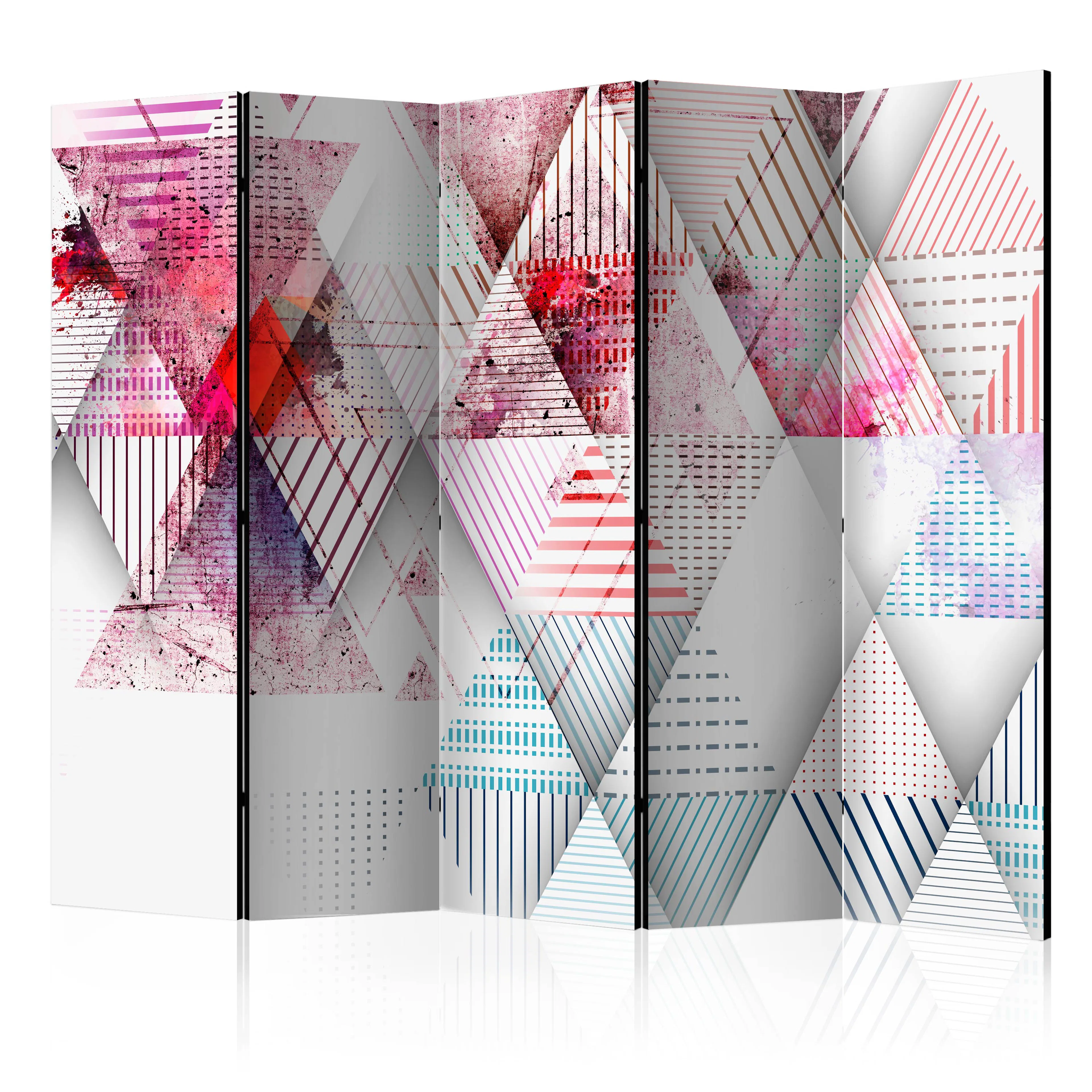 Rumsavdelare Skärmvägg Arkiio Triangular World II 225x172 cm
