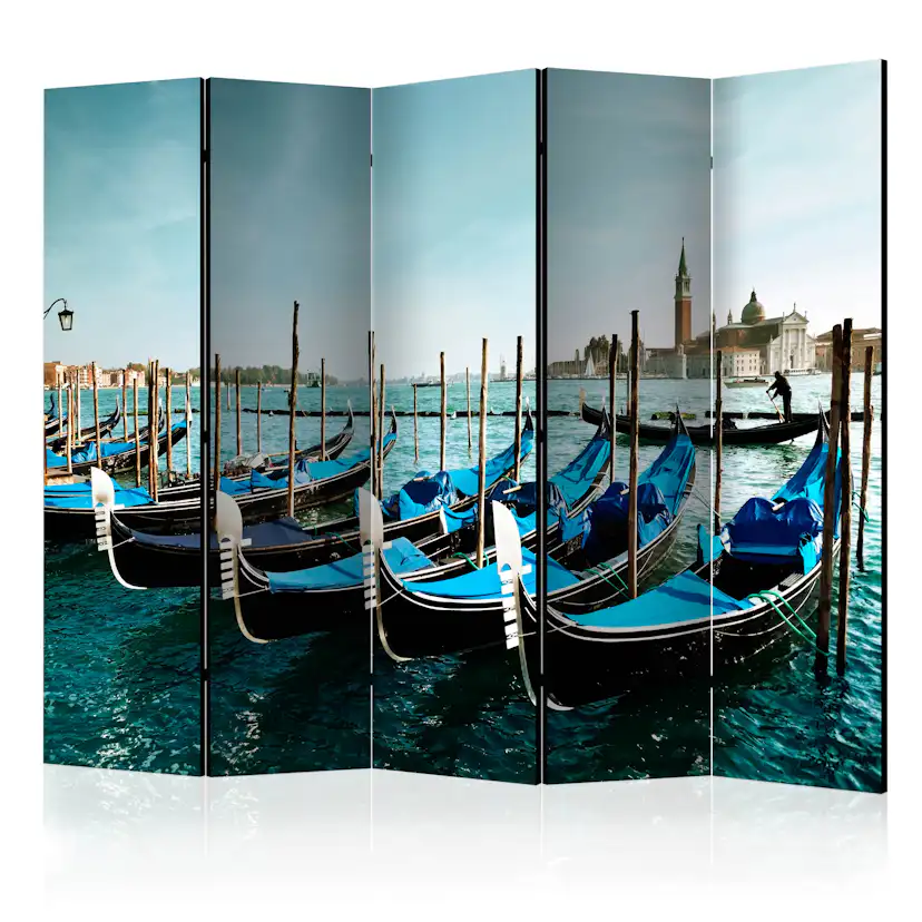 Rumsavdelare Skärmvägg Arkiio Gondolas on the Grand Canal Venice II 225x172 cm