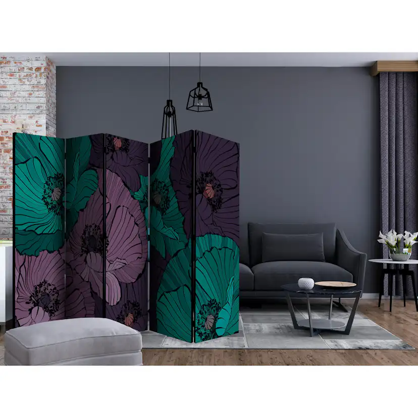 Rumsavdelare Skärmvägg Arkiio Flowerbed II 225x172 cm
