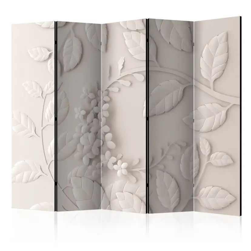 Rumsavdelare Skärmvägg Arkiio Paper Flowers Cream II 225x172 cm
